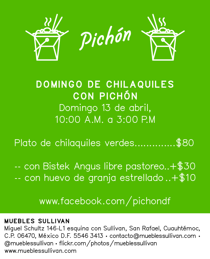 DOMINGO DE CHILAQUILES CON PICHÓN